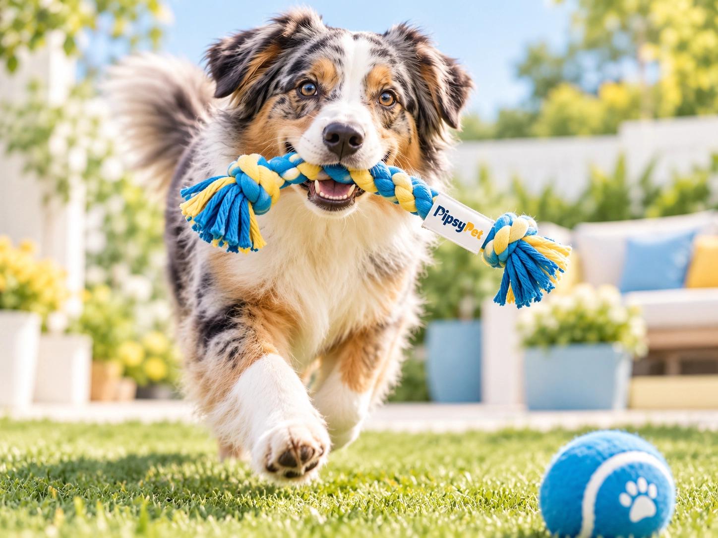 Pet enjoying interactive playtime