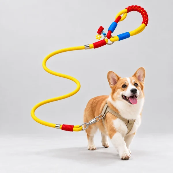 Colorblock Rope Leash - Image 5